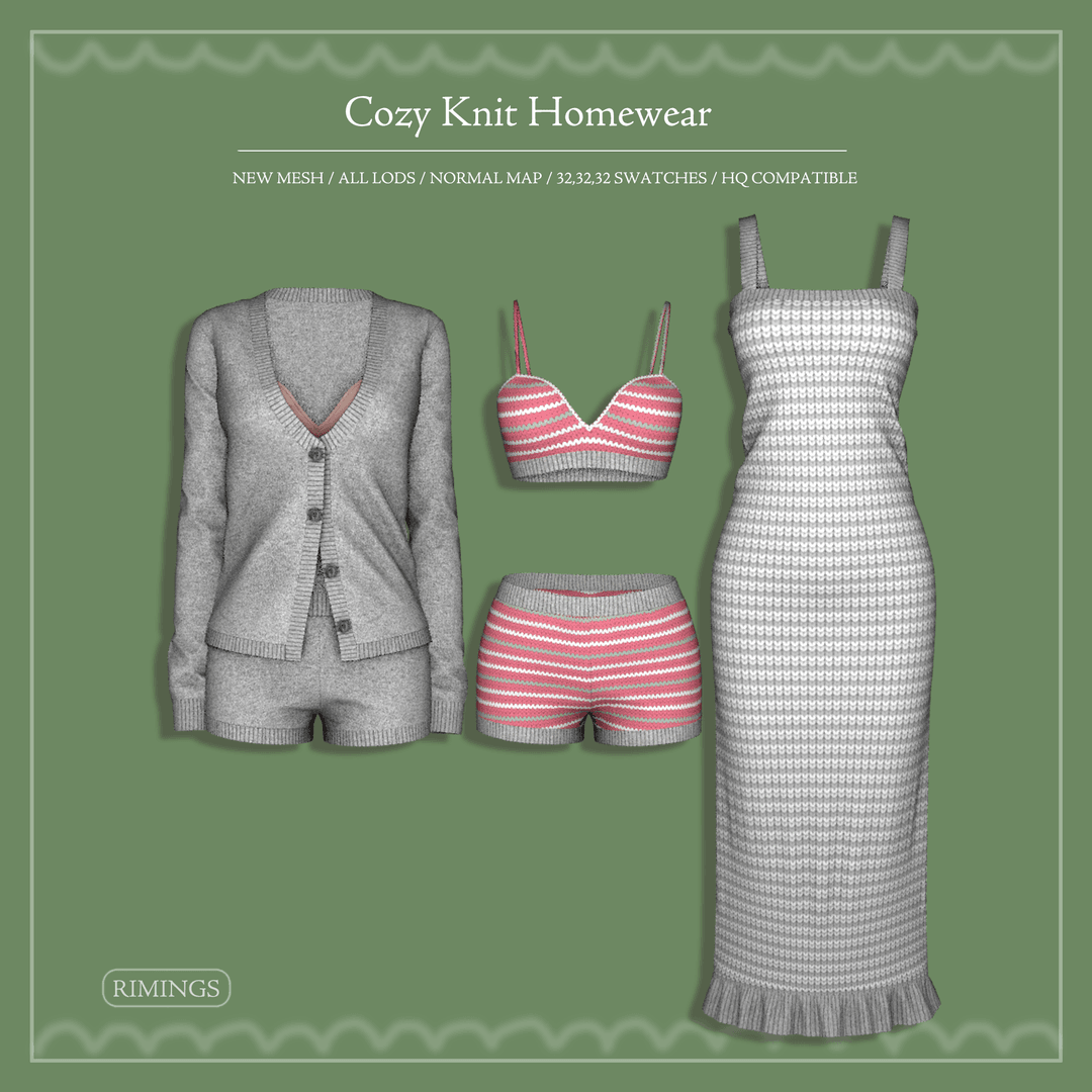 Сет одежды Cozy Knit Homewear